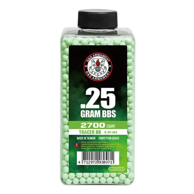G&G ARMAMENT 0.25 GR TRACER BB